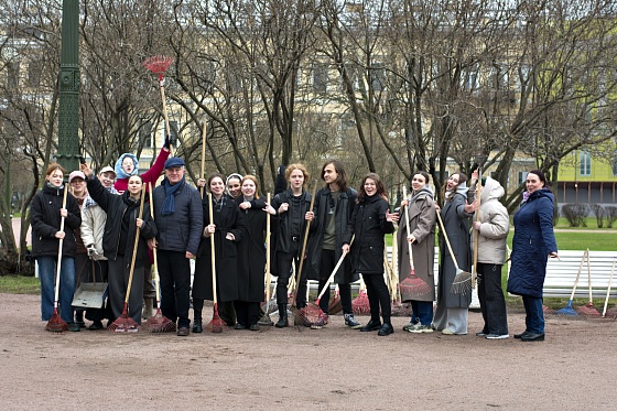 СПбГИК принял участие в ежегодном весеннем месячнике по благоустройству города!